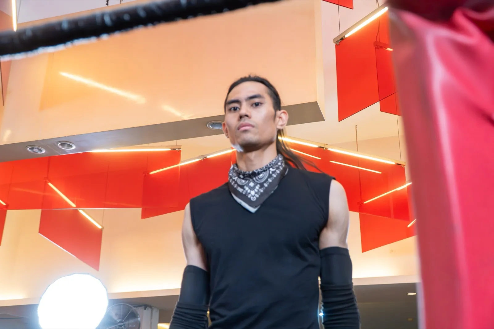 Adrian Rivaldi at an IDPW show