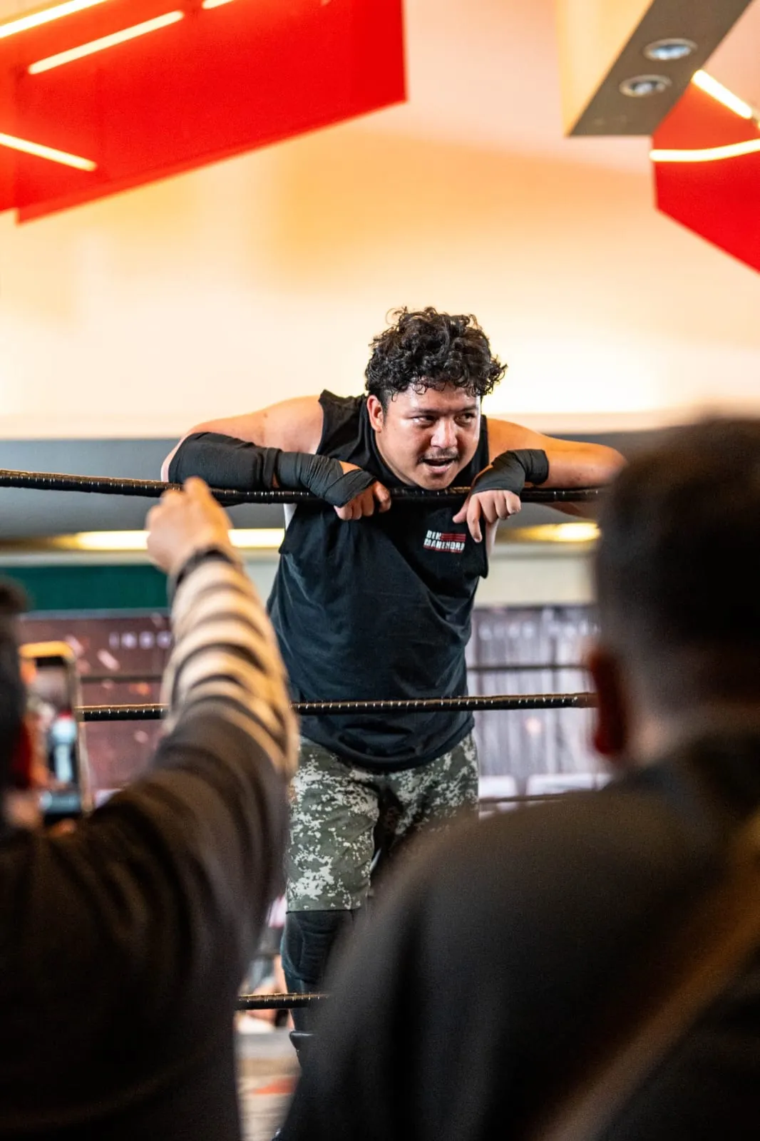 Ben Mahendra at an IDPW show