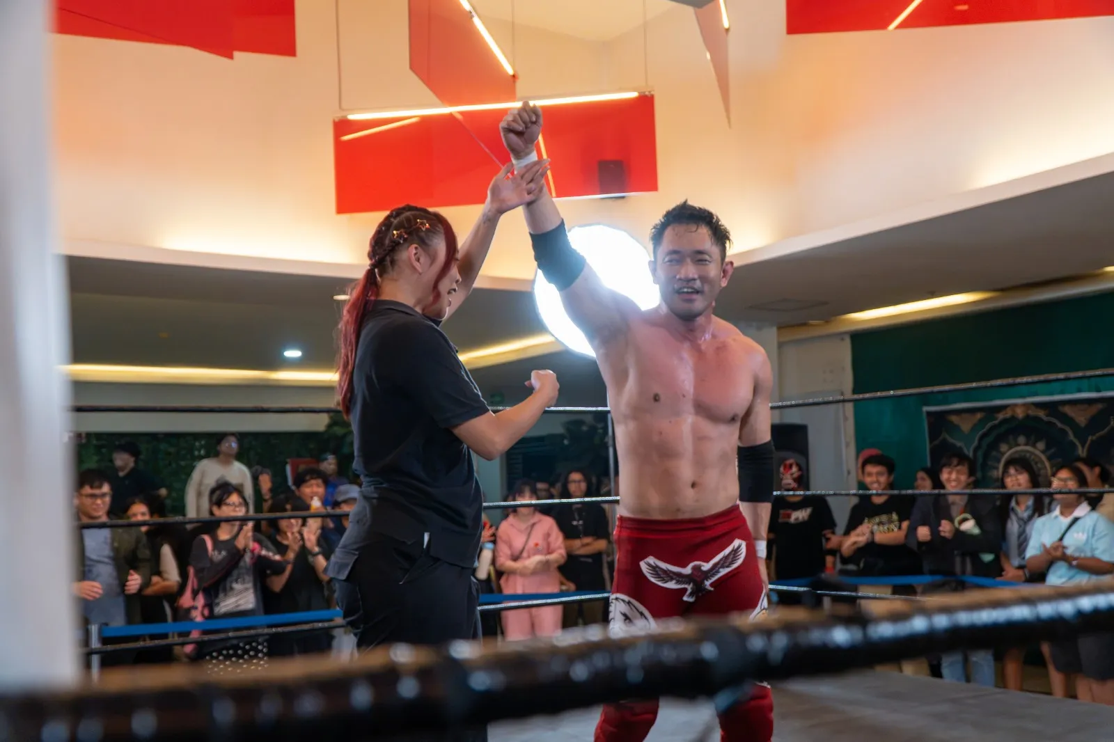 Eric Garuda at an IDPW show