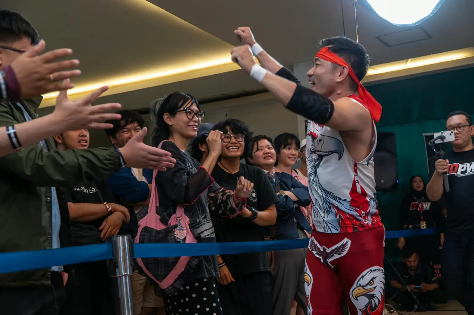 Eric Garuda at an IDPW show
