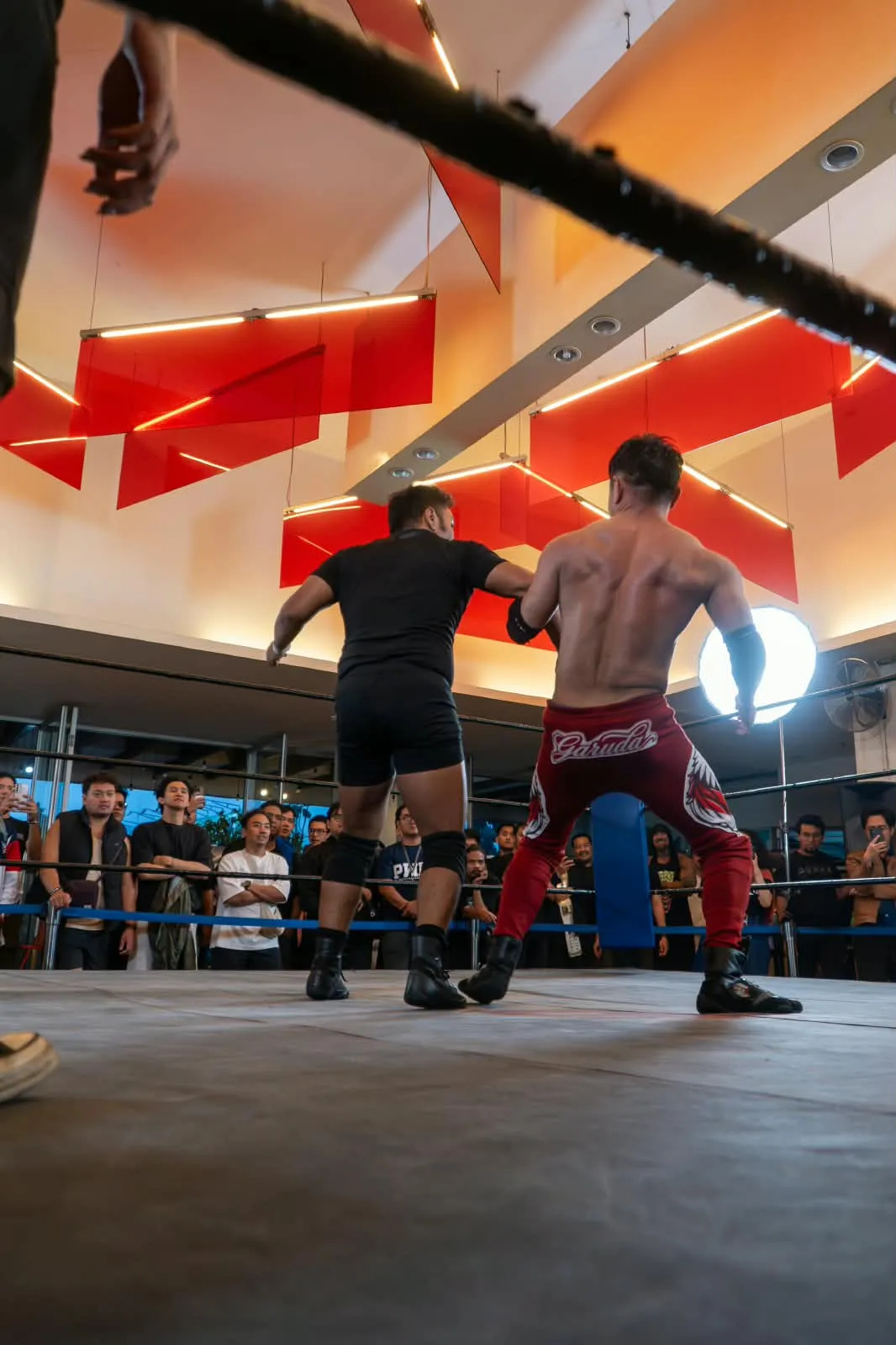 Eric Garuda at an IDPW show