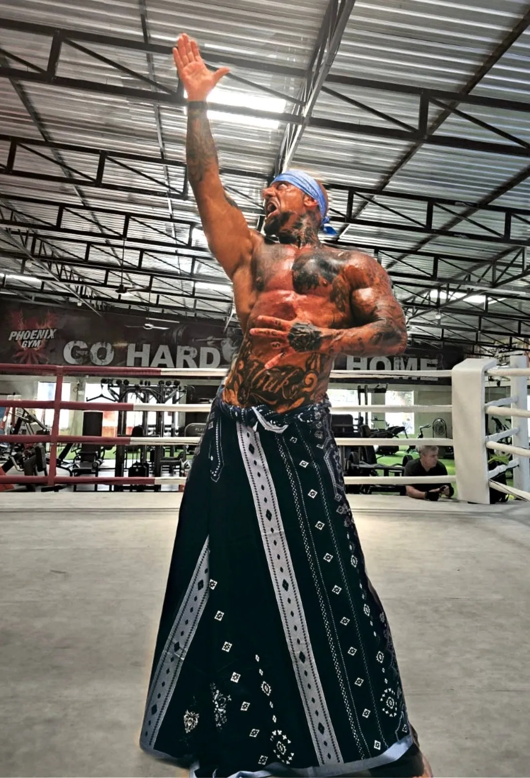 Joe Muscle at an IDPW show