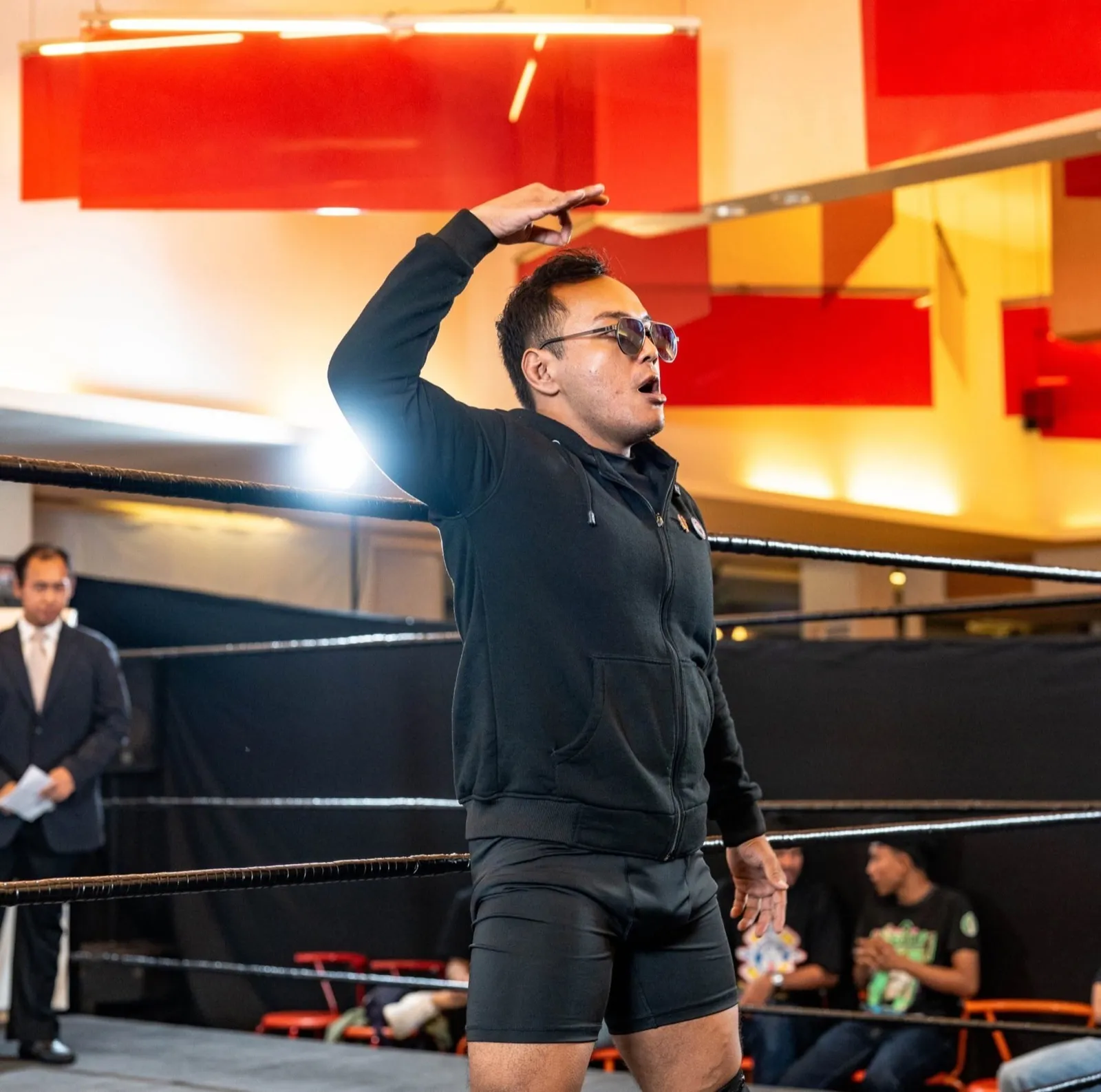 S.D.K at an IDPW show