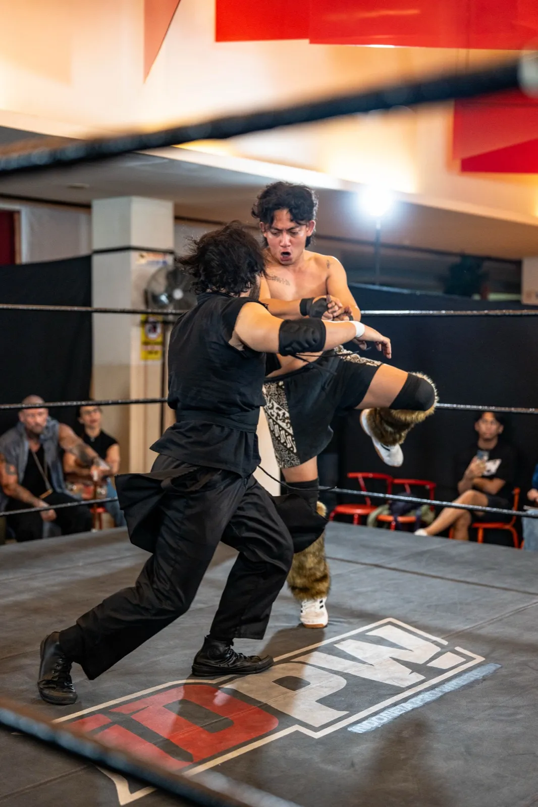 Taumata at an IDPW show