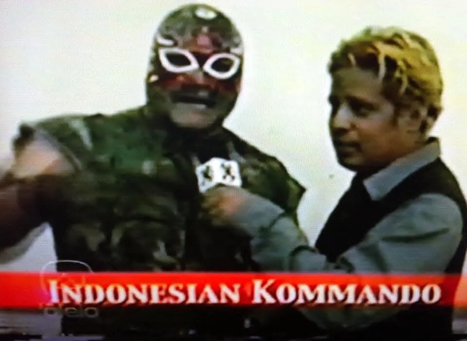 The Indonesian Komando di sebuah show IDPW