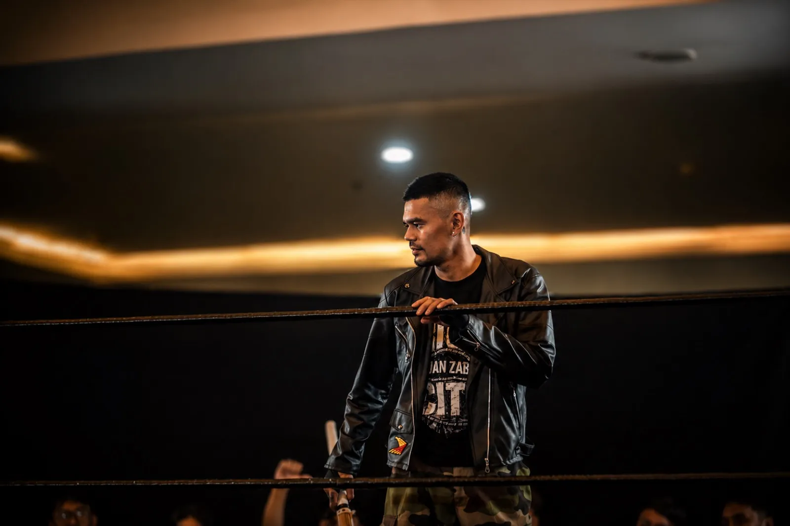 Zabir at an IDPW show