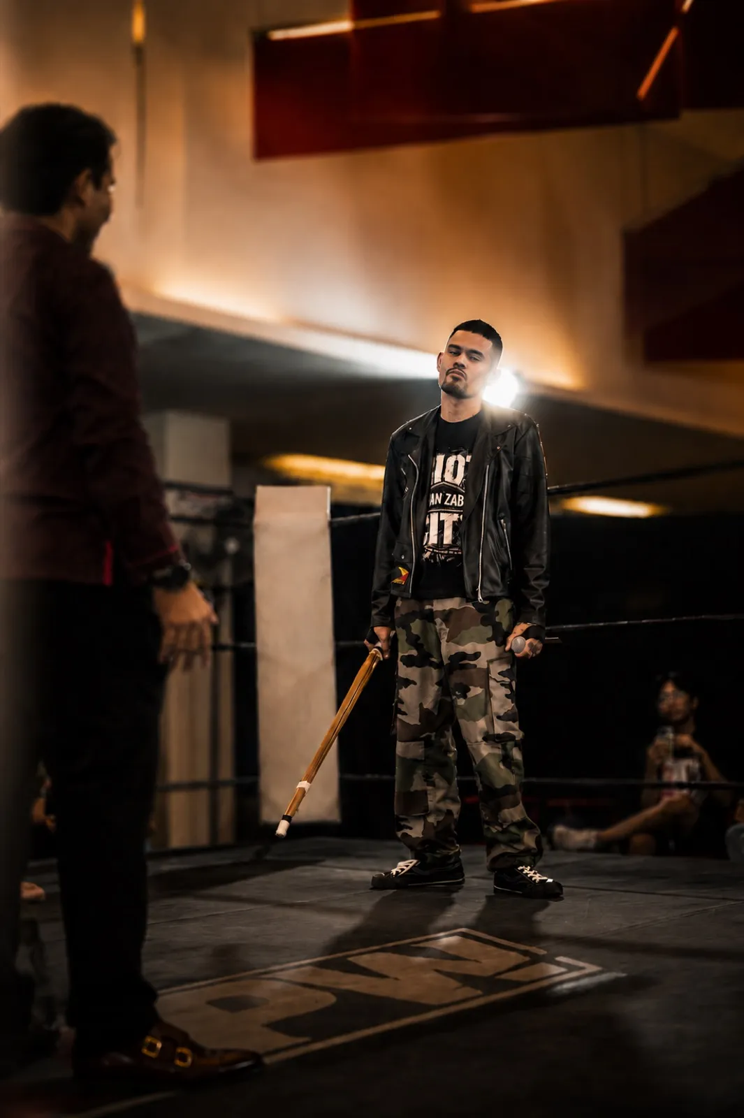 Zabir at an IDPW show