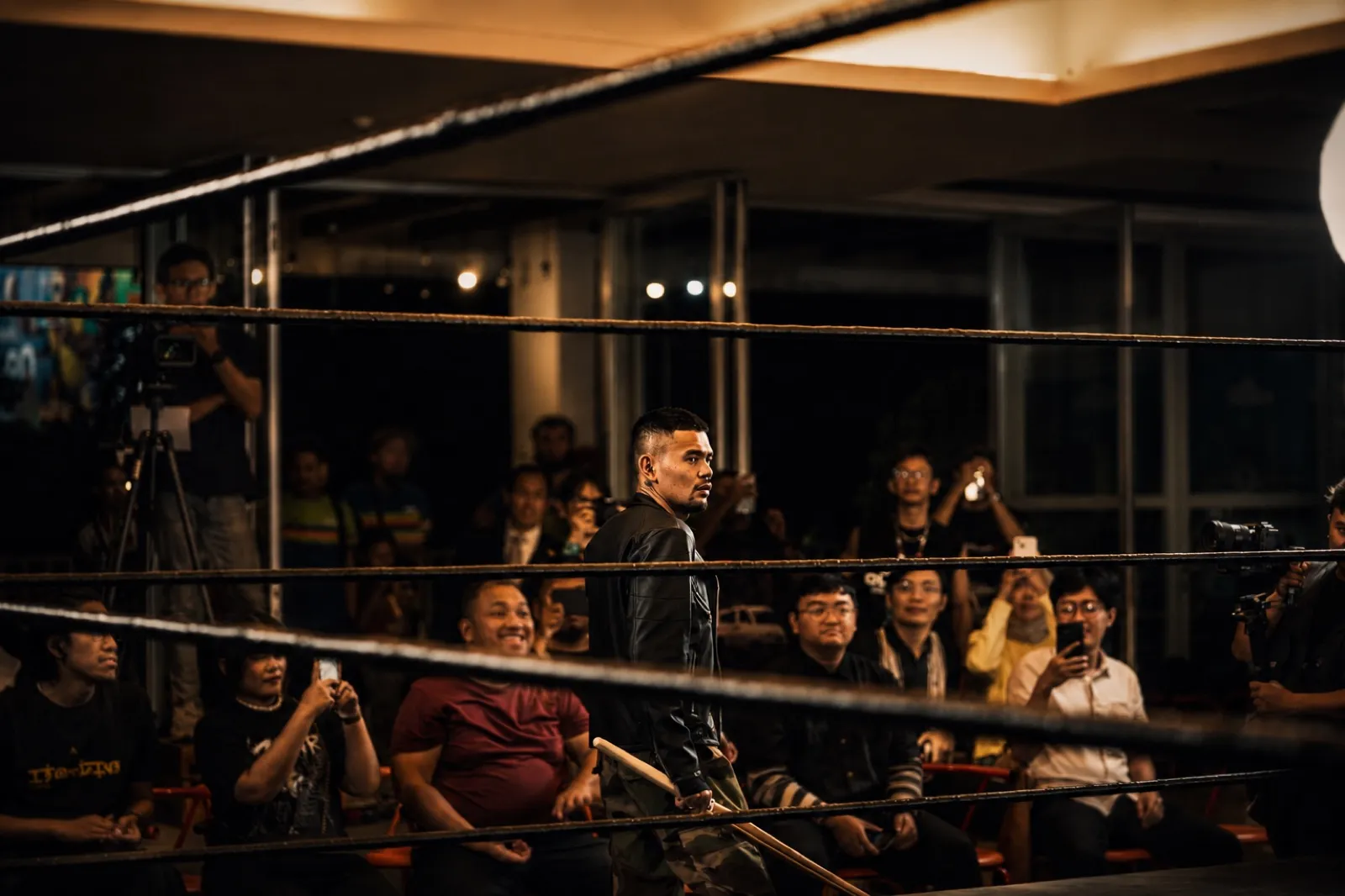 Zabir at an IDPW show